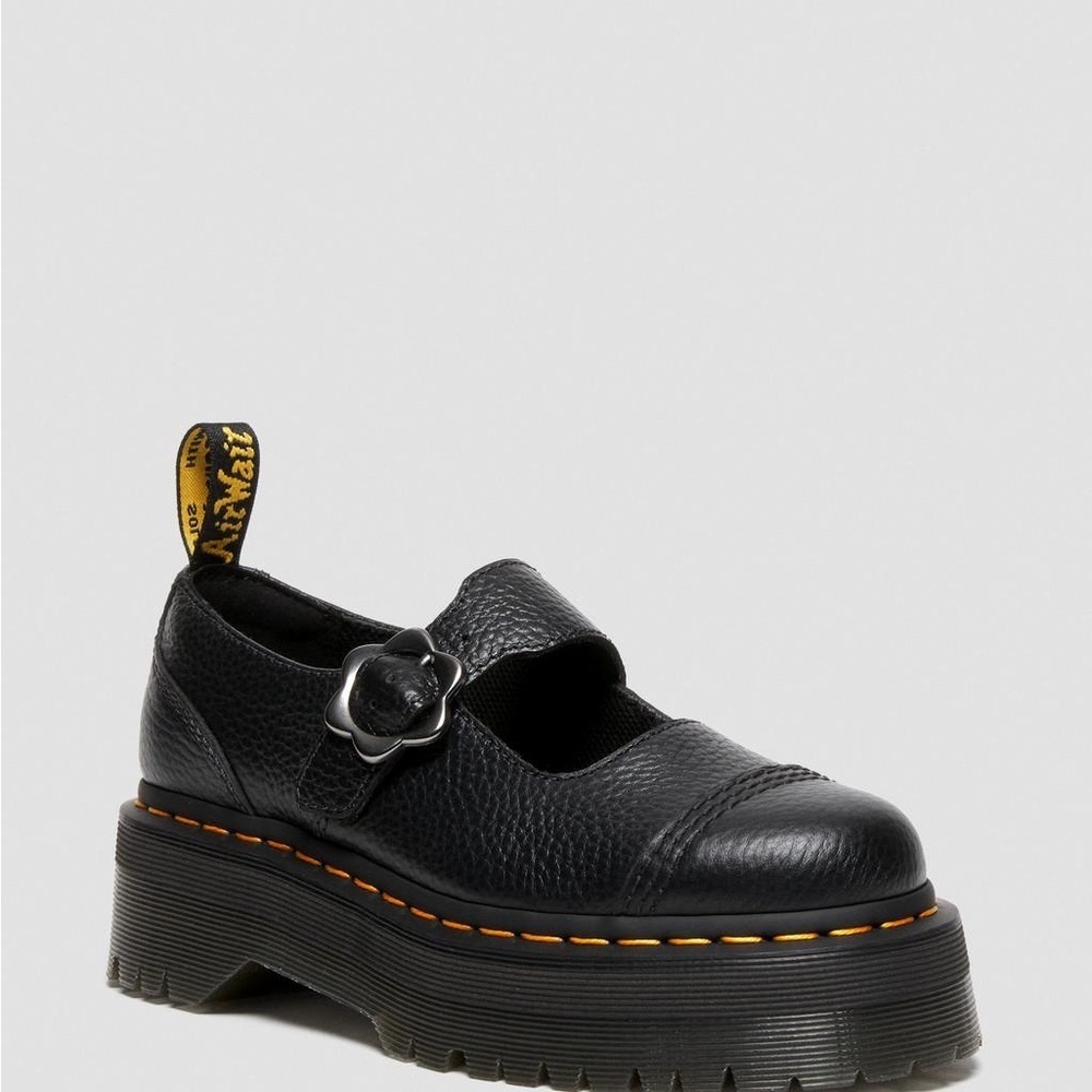 Dr. Martens Black Platform Mary Jane Shoes - Picture 1 of 11